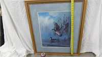 Duck Picture, Framed 31x27"