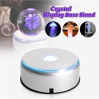 Round Light Base Show Stand for 3D Laser Crystal