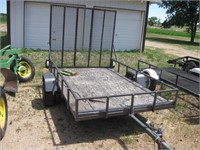 '13 5x8 Home Made Trailer - Vin 0981080 (Titled)