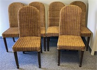6- Pier 1 Wicker Chairs