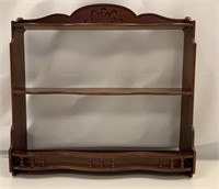 Wooden Wall Shelf Brown