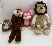 4 Stuffed Animals (includes Webkinz Pet)