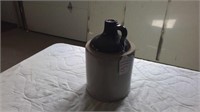 BROWN TOP CROCK JUG