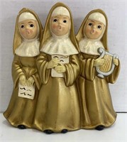Nuns Musical Figurine plastic