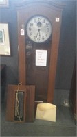 OLD SCHOOL CLOCK/CAME OUT OF SANBORN SCHOOL