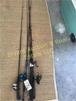 ASSRT. RODS AND REELS (ZEBCO, EPIC)