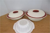 Vintage insulated microwave bowls & more