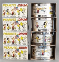 Vintage 1969 Charles Schultz Peanuts Drums, 8 PCS.