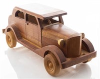 Handcrafted Wooden Vintage Toy / Model Car