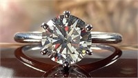 2.00 Ct Round Solitaire In Yellow Or White Gold