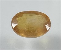 Certified 4.05 Cts Natural Yellow Sapphire