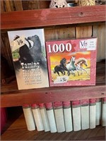 Taming Wild Mustang VHS & Puzzle