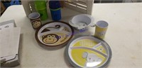 Childs plate and bowl sets