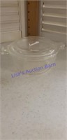 Clear Glass Small Pyrex Casserole Dish With Lid