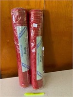 2 NEW ROLLS RED CHRISTMAS MESH