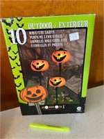 OUTDOOOR HALLOWWEN LIGHTS IN BOX