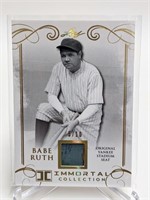 5/10 2017 Leaf Immortal Coll. Babe Ruth Relic