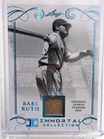 29/50 2017 Leaf Immortal Coll. Babe Ruth Relic