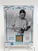 248/50 2017 Leaf Immortal Coll. Babe Ruth Relic