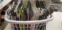 Basket of hangers