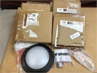 Lot of 6 LED 8inch round Light fixtures