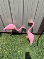 Yard Decor (Flamingos)