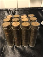 12- tubes of Lincoln head cents