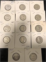 1950s and 60s Canadian five cents