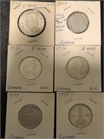 German coins 1920s and 30s