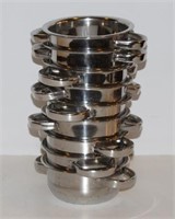 (9) STAINLESS STEEL MINI STOCK POTS