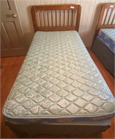 Twin Size Bed w/ Pine Head Board