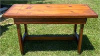 52"  Primitive Pine Table