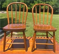 2 - Bent Wood Tavern Chairs