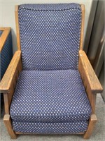 Vintage Ranch Oak Lounge Chair