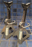 Pair of Pittsburgh 3 Ton Jack Stands