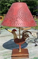 24" Rooster Table Lamp