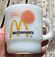 Vintage Fire King McDonald's Coffee Mug