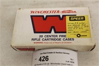 (20) Rounds of 33 cal. Winchester (hand loads in )