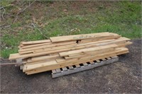 Variety of Dimensional Cedar Lumber