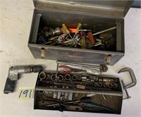Misc. tools and box