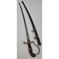 An Antique Prussian Imperial Sword And Scabbard 1