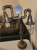 Industrial Pipe Lamp. 24" x 17"
