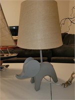 Children's Elephant lamp. 11 x 19