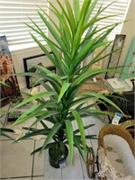 Faux potted  Fern / Palm.  50" tall