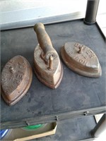 FOUR PIECE SAD IRON SET