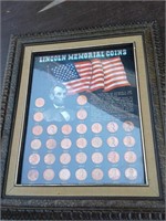 LINCOLN PENNEY FRAMED SET