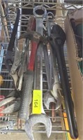 GROUP OF TOOLS, HAMMER, PLIERS, WRENCHES