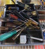 TRAY OF SCREW DRIVER, NUT DRIVERS