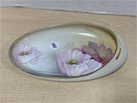 RS Germany Oval Floral Dish 7.5 inches long