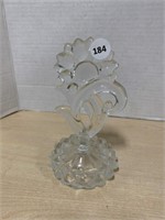 Pressed Glass Perfume 6 inches tall